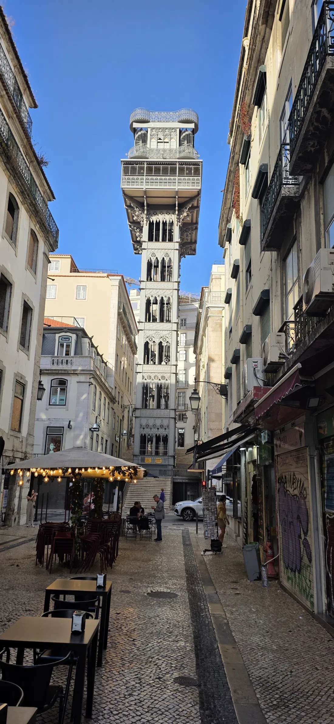 Elevador do Castelo (ascensori Rua dos Fanqueiros / Mercado do Chão do Loureiro), Lisbona