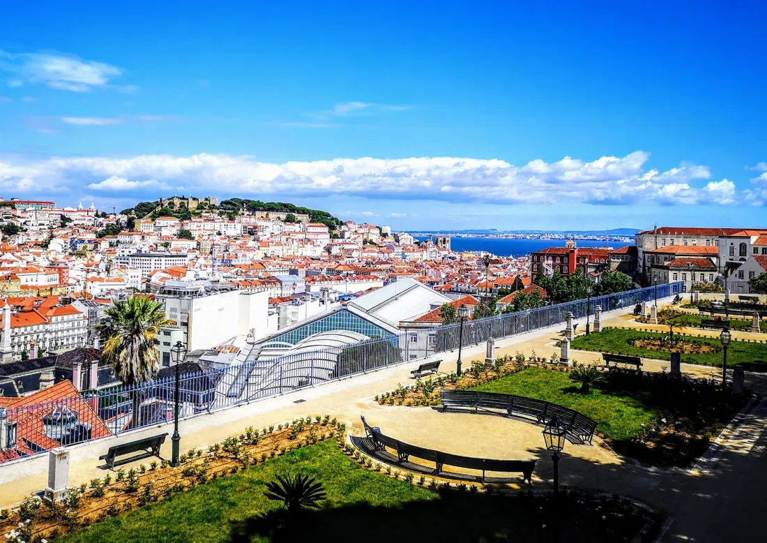 Miradouro de São Pedro de Alcântara, Lissabon